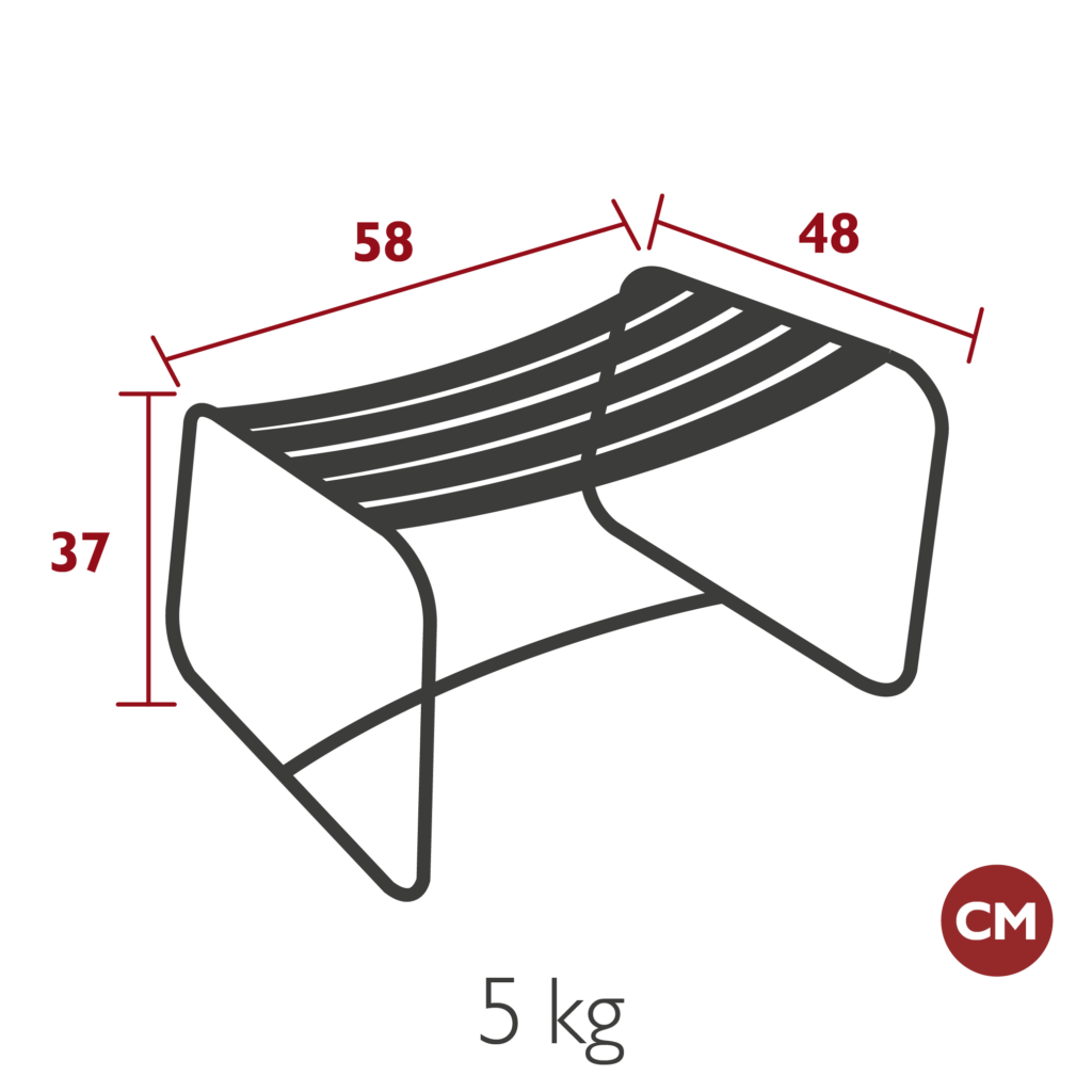 Fermob Surprising Voetenbank Teak - Afbeelding 3