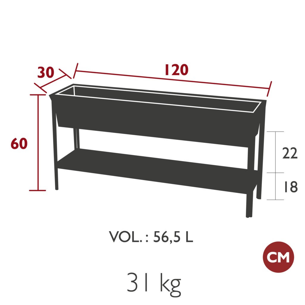 Fermob Terrazza Medium Planter - Afbeelding 3