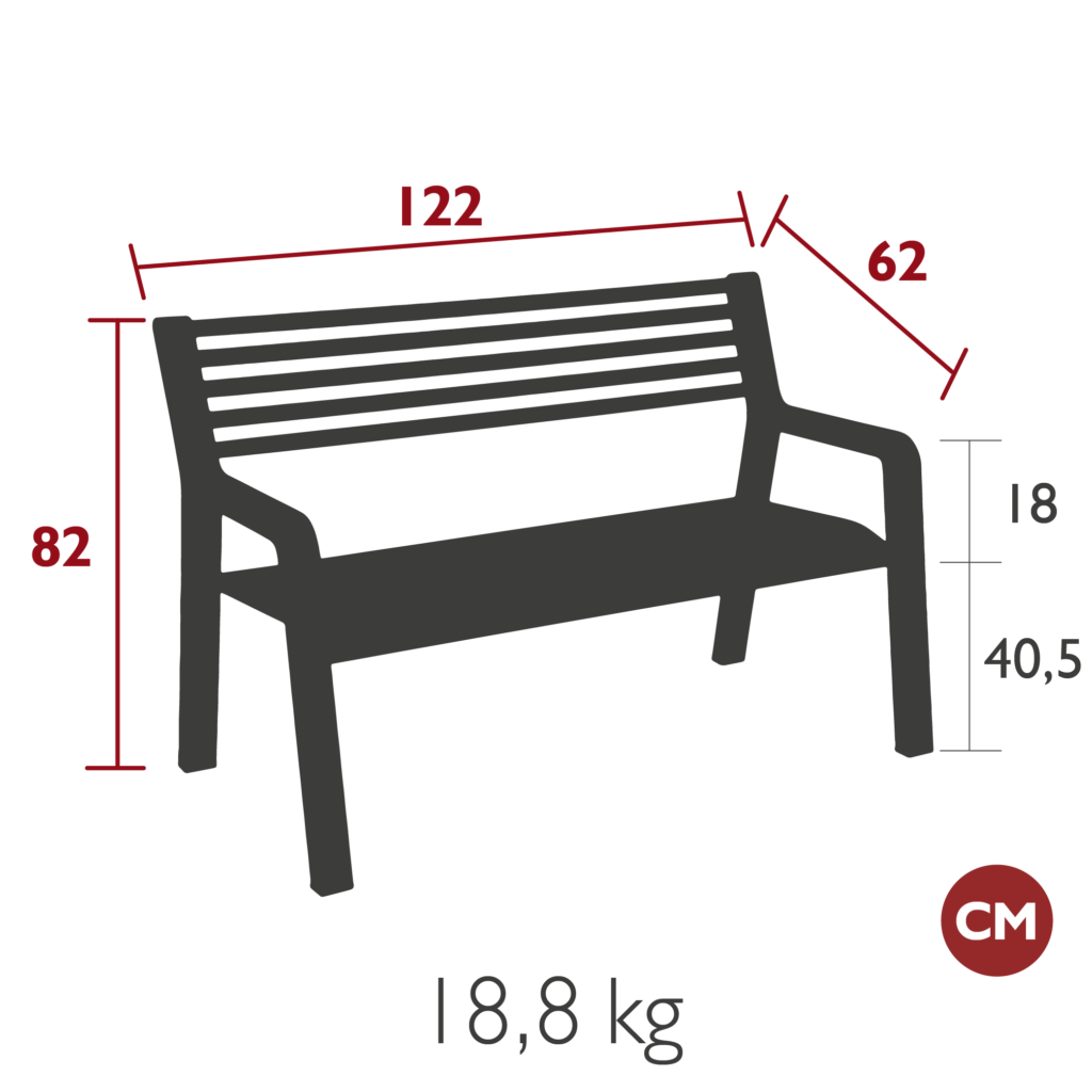 Fermob Bank Somerset - Afbeelding 6