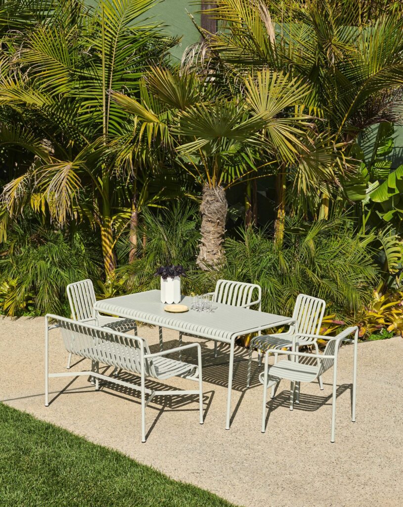 HAY Palissade Table 90 x 170, hot galvanised steel - Afbeelding 3