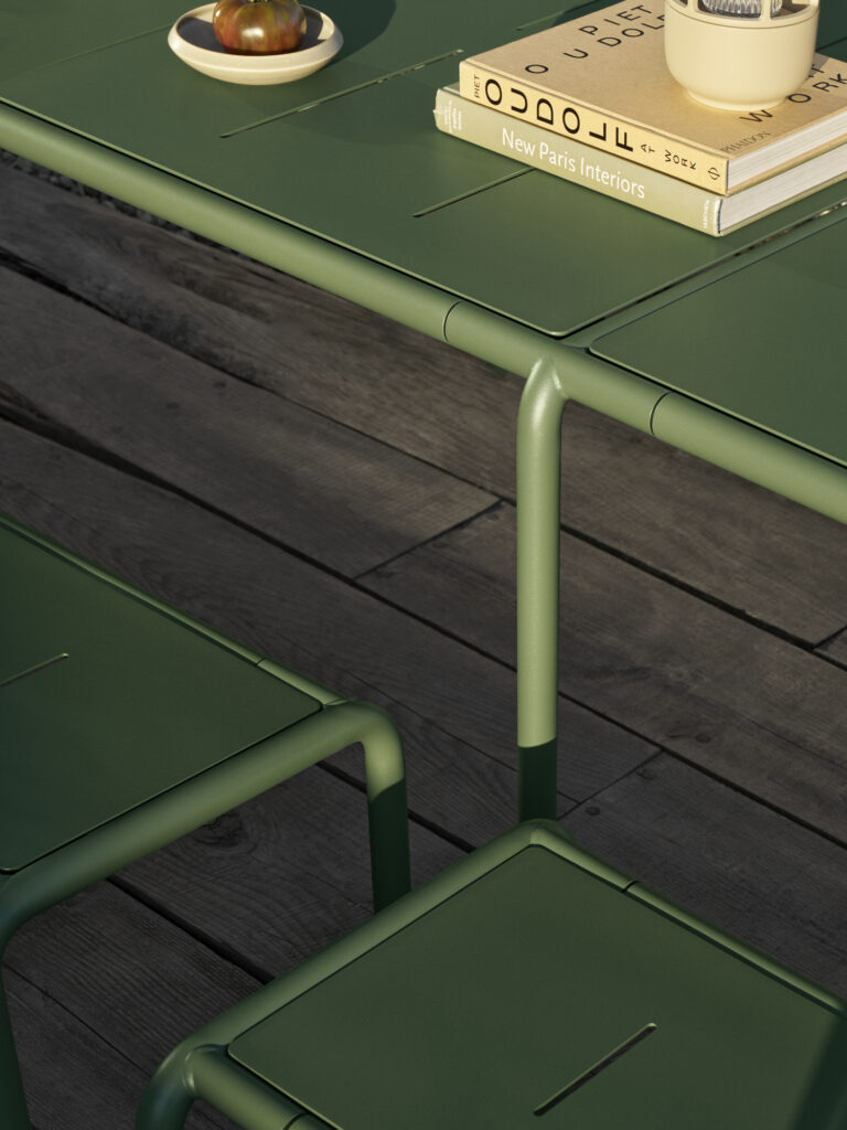 Houe Avanti Tafel 222,5x98 Aluminium - Afbeelding 3