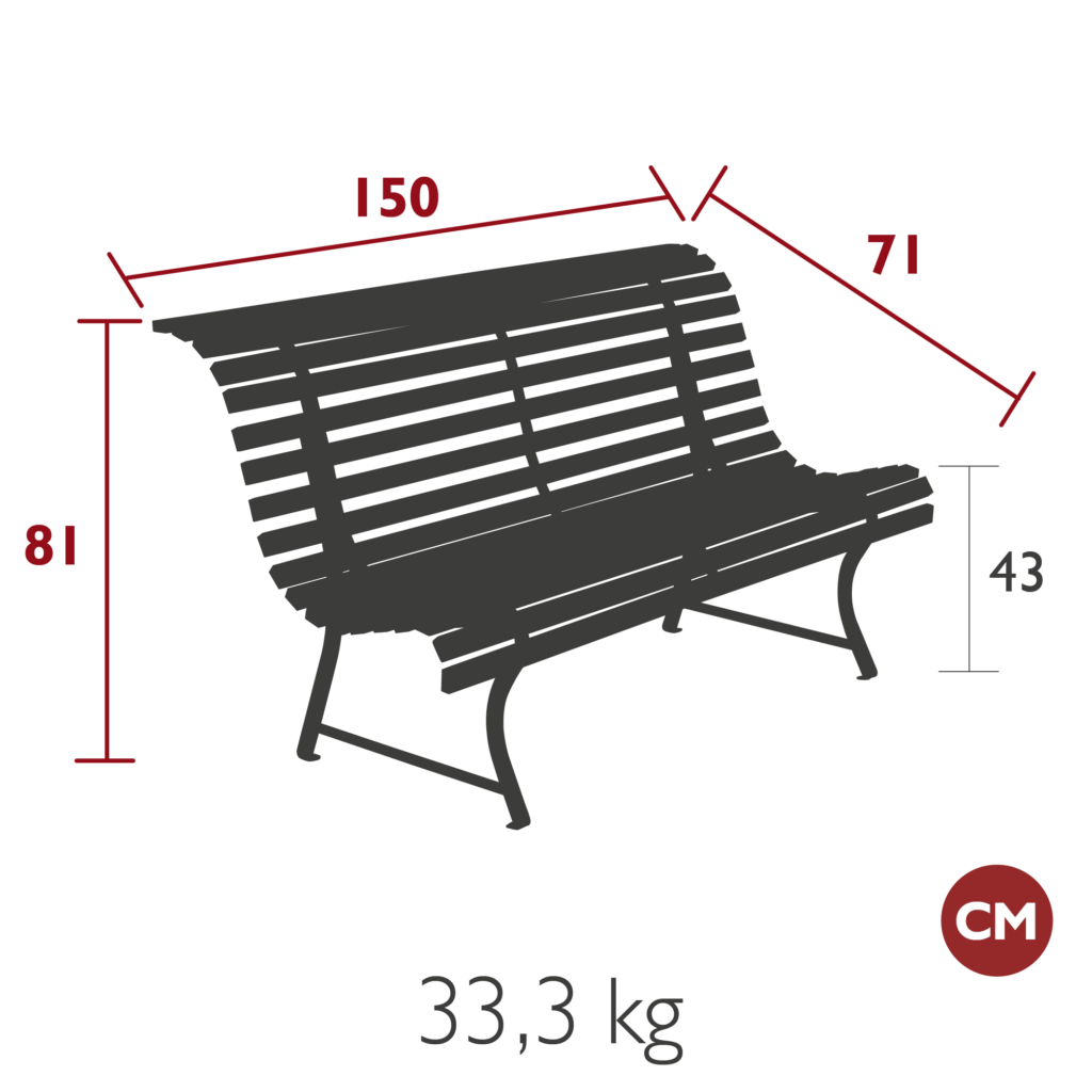 Fermob Louisiane Bank 150 cm - Afbeelding 13